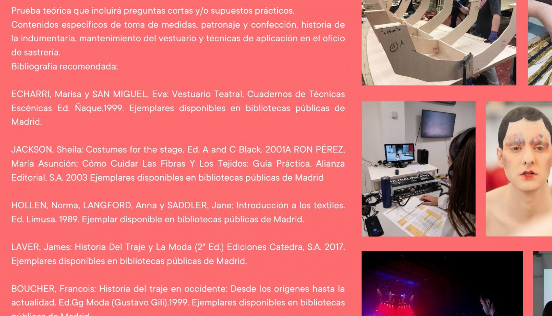 Pruebas de admisión cursos bienales 2026-28: BIBLIOGRAFÍA RECOMENDADA